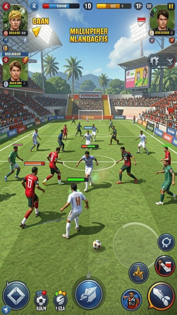 Gameplay yang dinamis dengan berbagai tantangan.