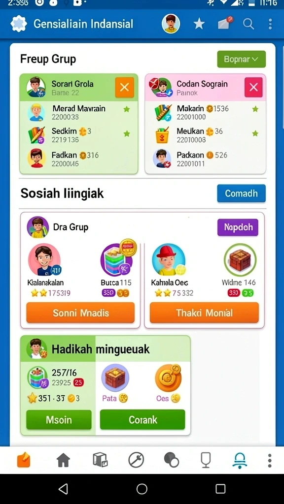 Level tantangan dengan grafis yang memukau.