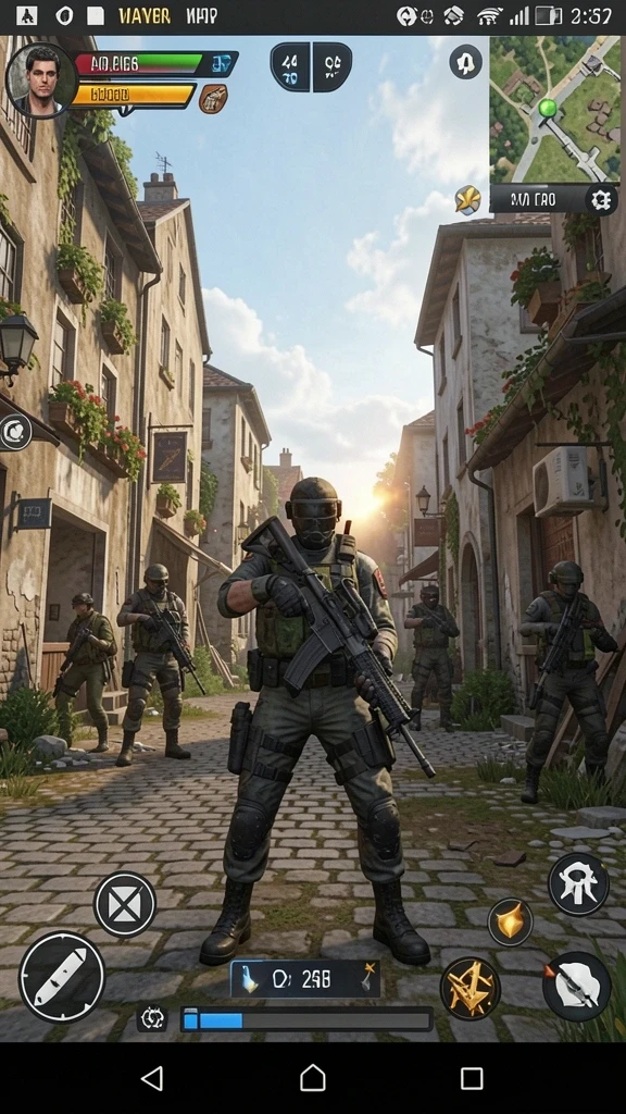 Screenshot dari mode multiplayer yang seru.