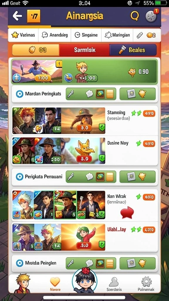 Screenshot menunjukkan mode permainan multiplayer yang seru.