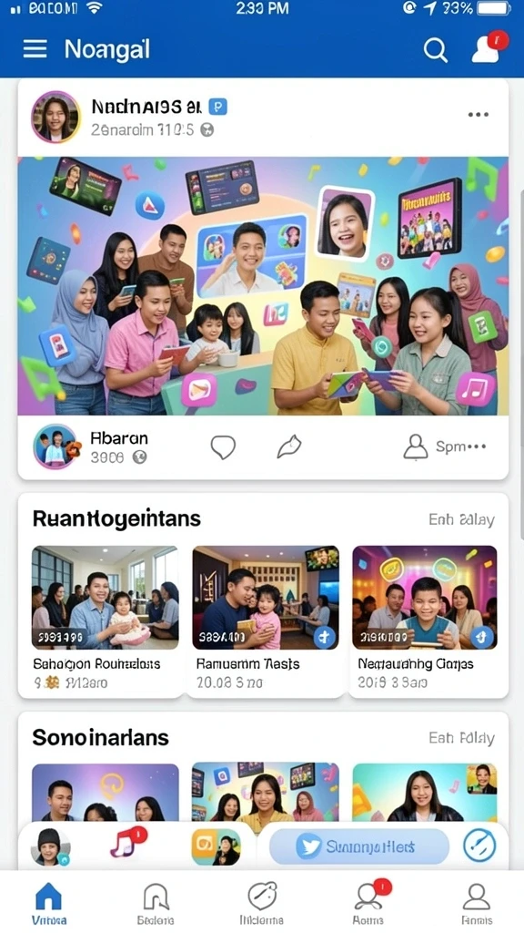 Tampilan antarmuka yang user-friendly.