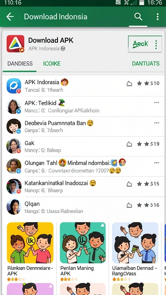 Tampilan awal yang menarik dan intuitif.