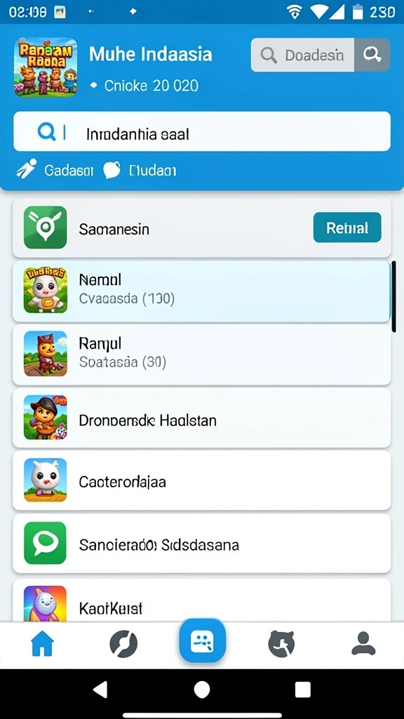 Screenshot saat bermain mode tantangan yang seru.