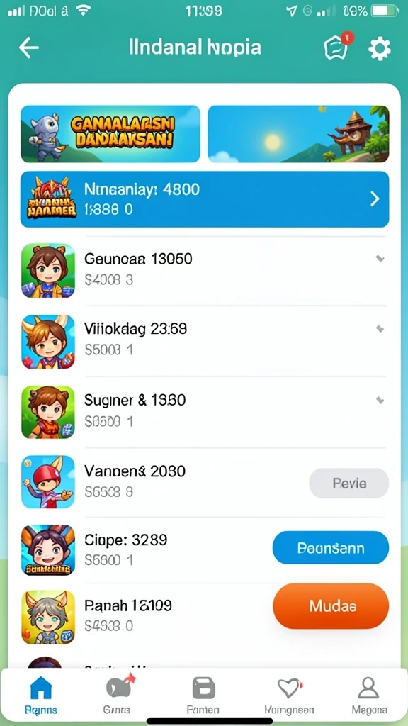 Tampilan antarmuka yang menarik dan mudah digunakan.