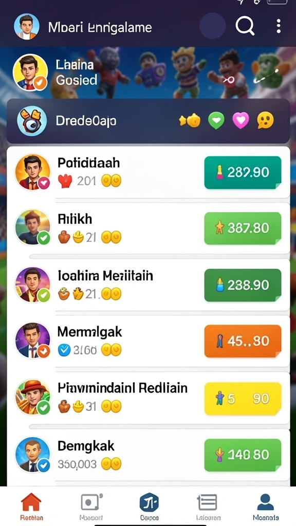 Tampilan awal yang menarik dan user-friendly.