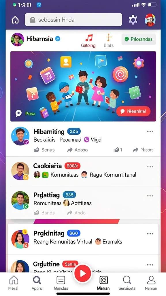 Komunitas aktif yang mendukung dan berbagi pengalaman bermain.