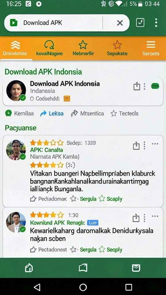 Tampilan level yang penuh warna dan menantang.