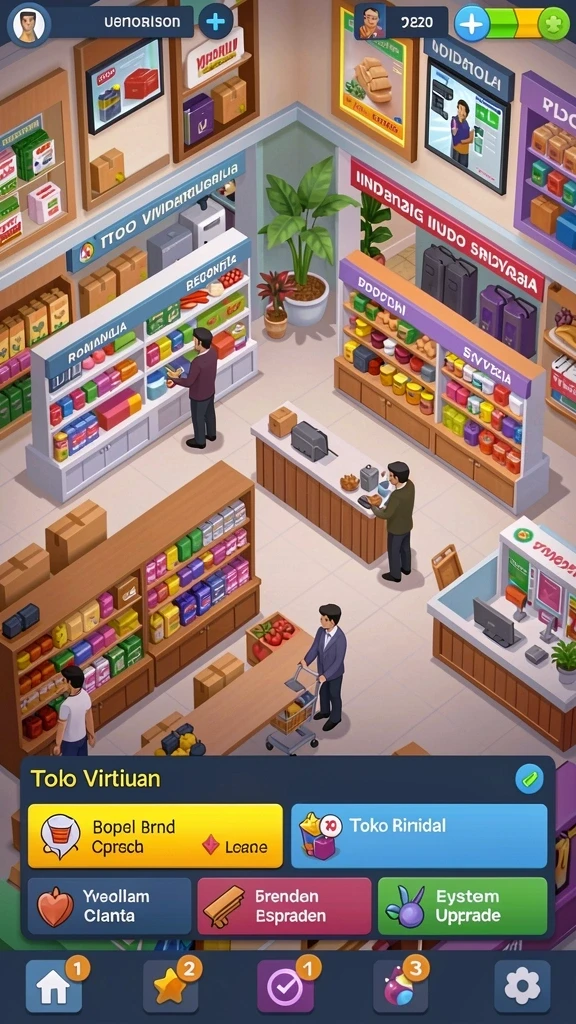 Tampilan antarmuka yang user-friendly dan menarik.