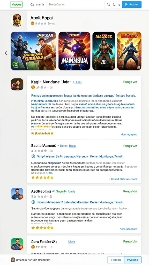 Tampilan antarmuka yang menarik dan intuitif.