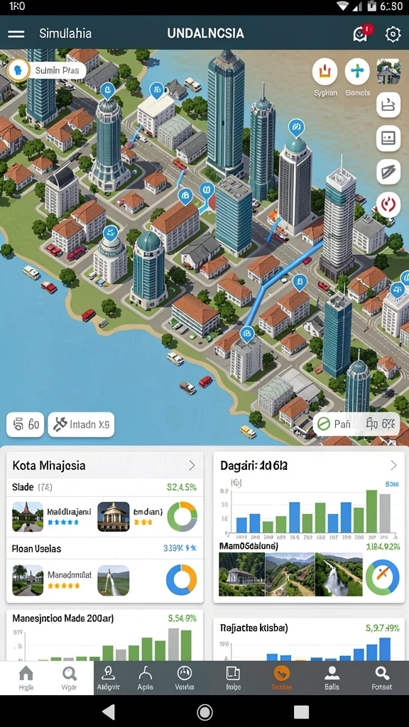 Tampilan antarmuka yang user-friendly dan menarik.