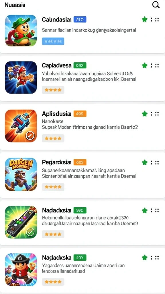 Mode permainan yang bervariasi dan menantang.