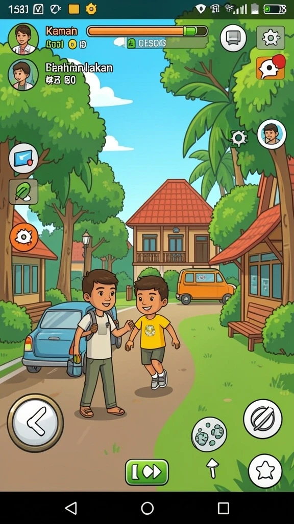 Peta yang beragam dan grafis yang menakjubkan.