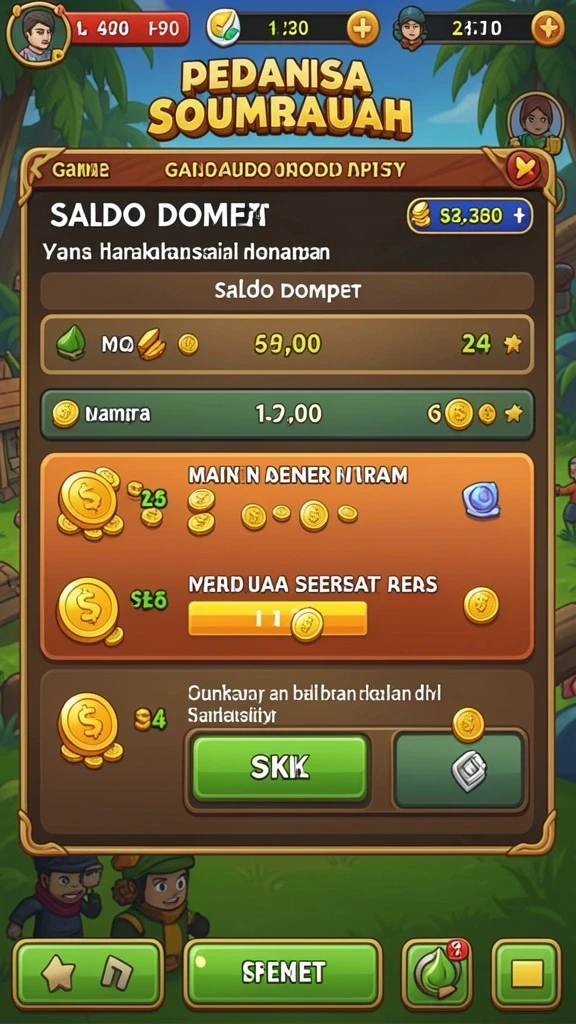 Aksi pertempuran seru dalam setiap level.
