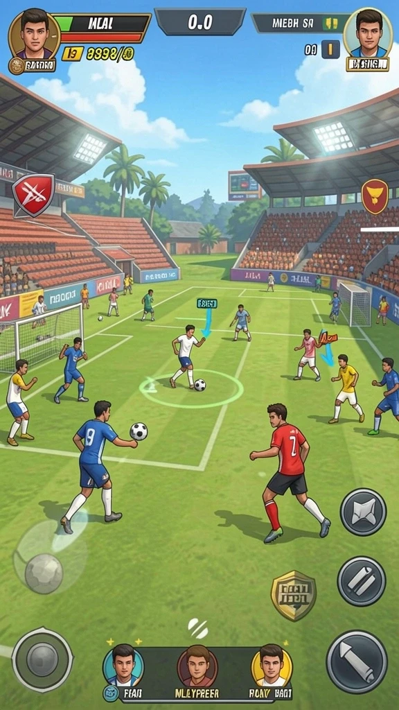 Mode multiplayer yang seru dan interaktif.