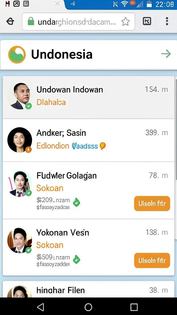 Tampilan antarmuka yang mudah dipahami.