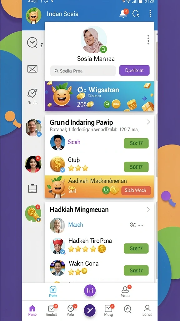 Tangkapan layar dari turnamen seru dengan banyak peserta.