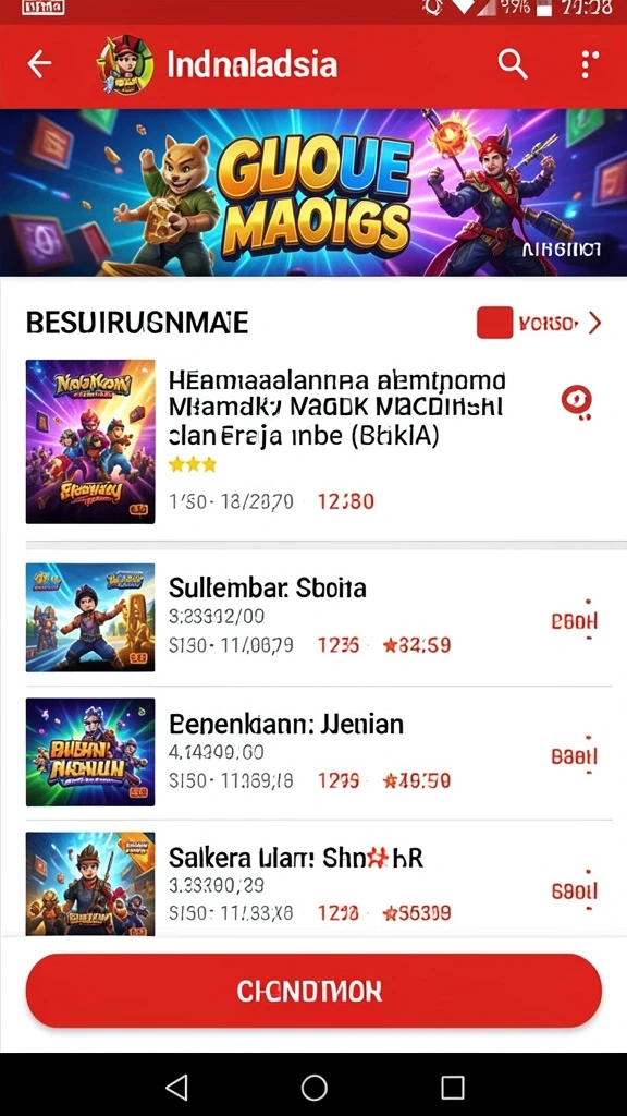 Tampilan antarmuka utama aplikasi PARTAITOGEL.
