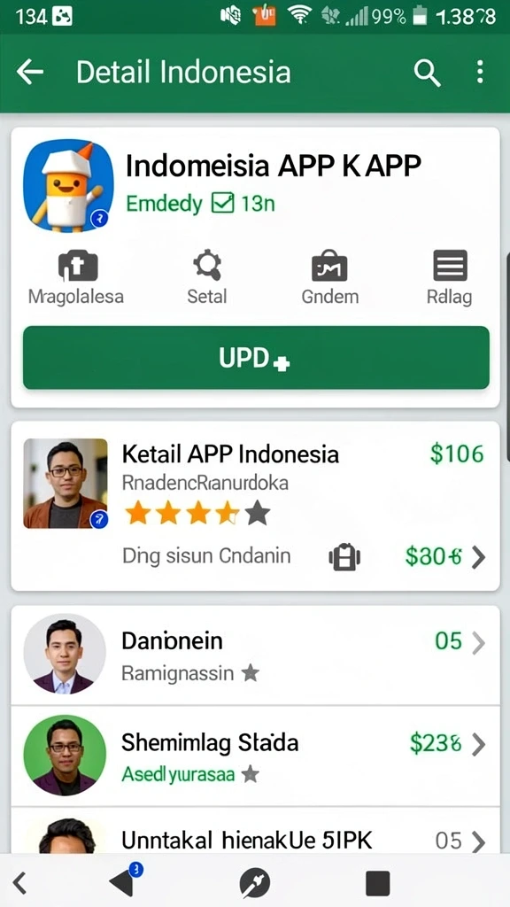 Tampilan antar muka yang menarik dan mudah digunakan.