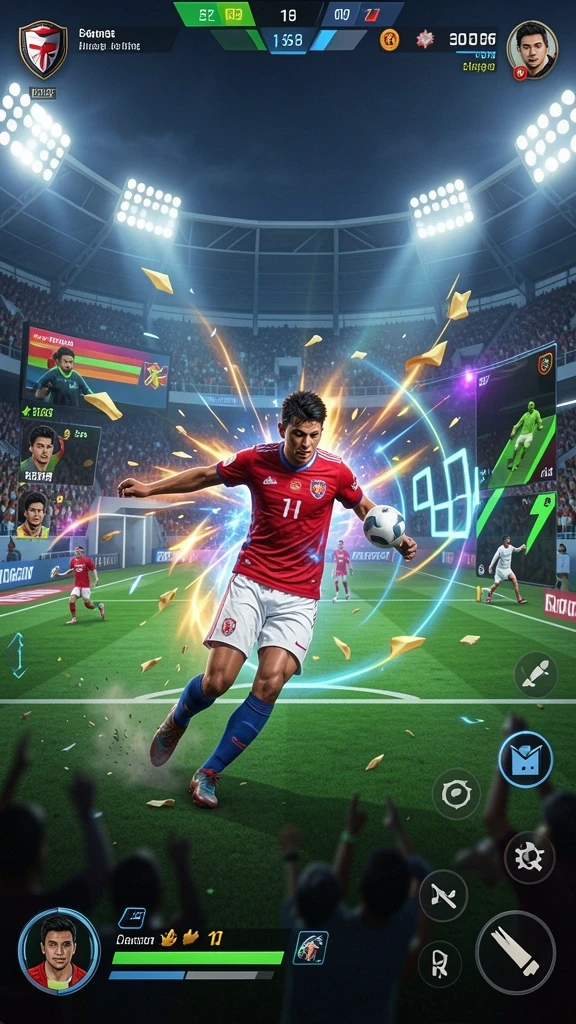 Screenshot dari level baru yang menantang dan menarik.