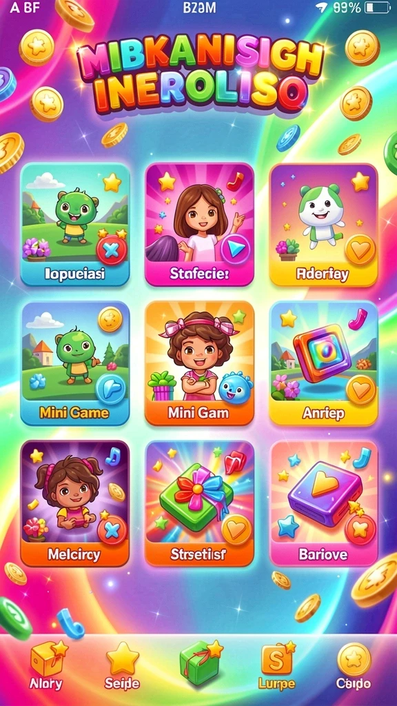 Tampilan utama game SVIP2 dengan karakter unik.