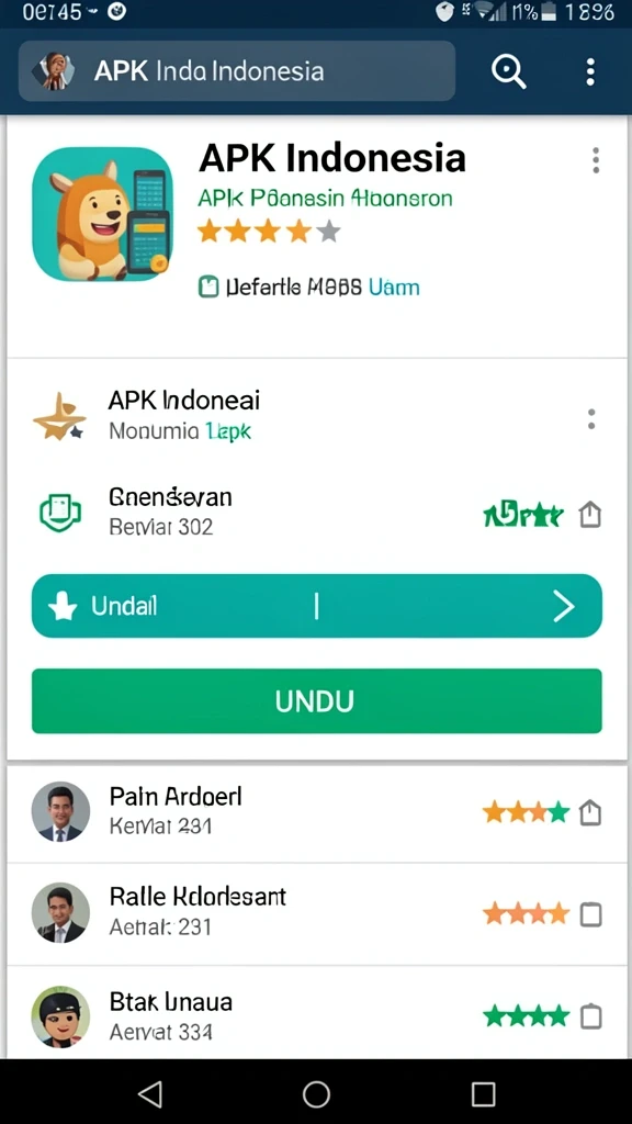 Tampilan awal yang memukau dan menarik.