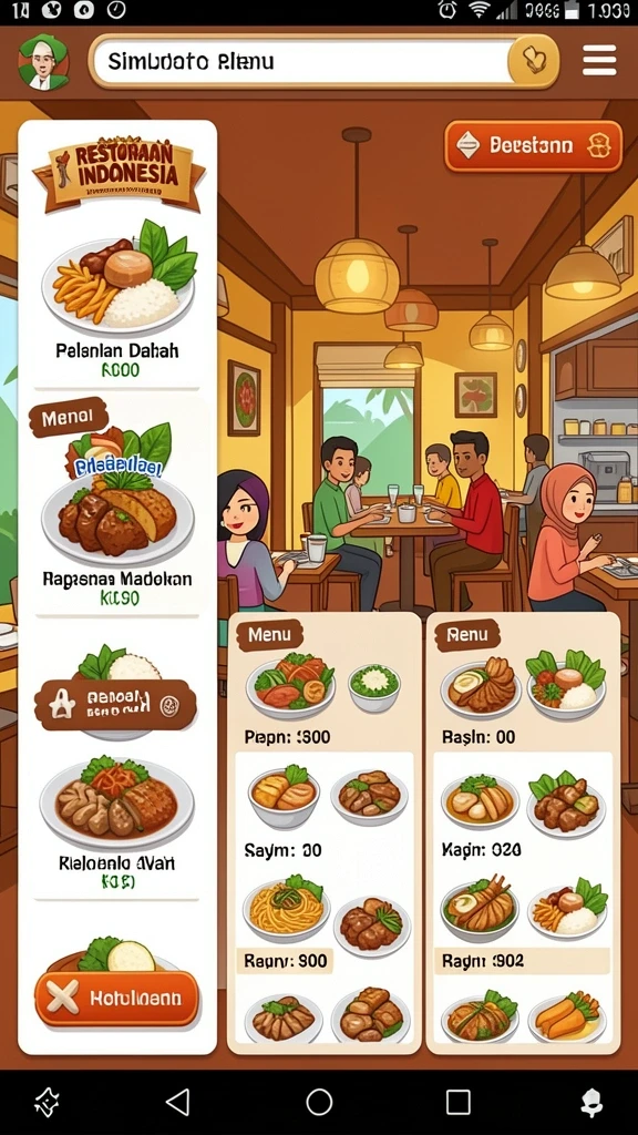Tangkapan layar menampilkan aksi seru dalam game.