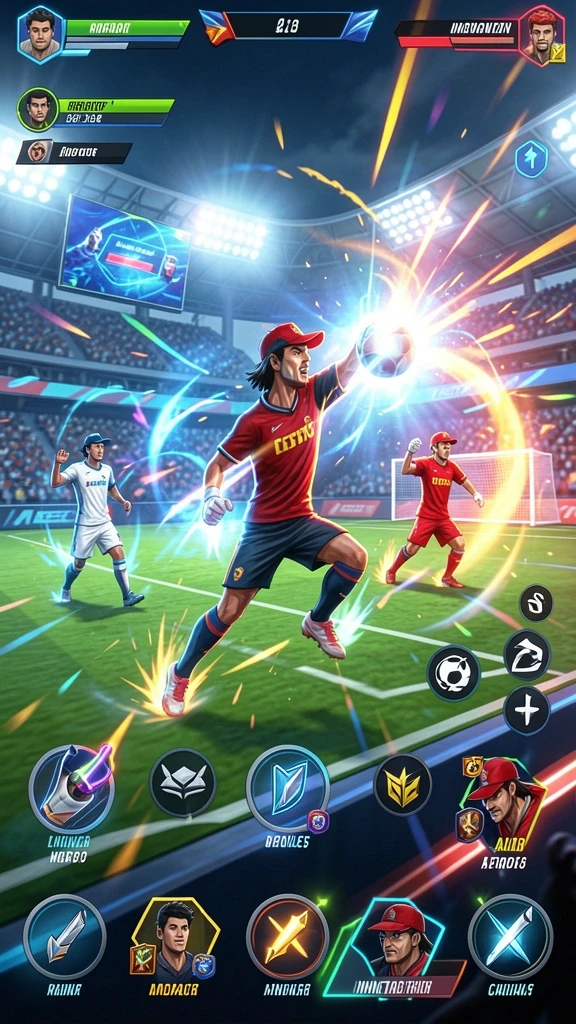 Penggambaran karakter yang detail dan dinamis.